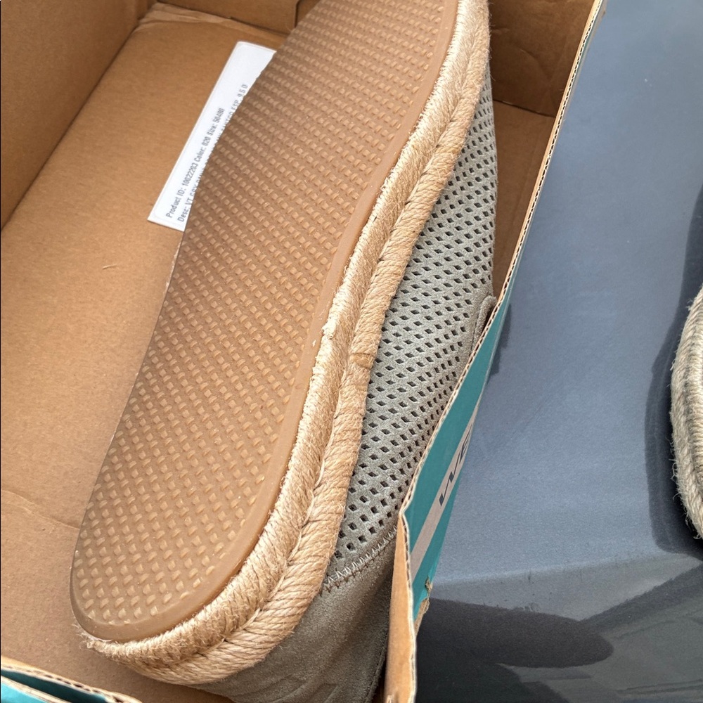 Toms Men's Gray Perforated Slip-On Loafers - Picture 3 of 3